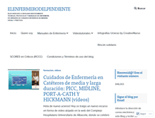 Tablet Screenshot of elenfermerodelpendiente.com
